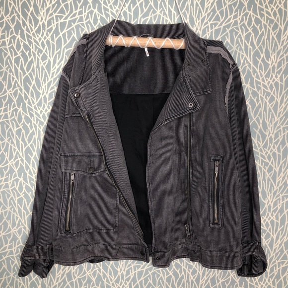 Free People Knit Railroad Jacket. - Picture 6 of 8